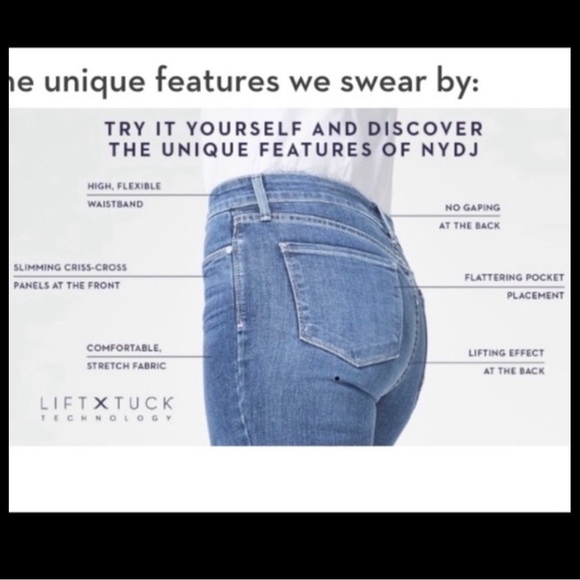 NYDJ Ella Women’s Denim Shorts with Side Seam Slits Various Sizes - Picture 4 of 9